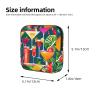 Tropical Cocktail Print Multifunctional Storage Bag Pad Bag Skin-Friendly Period Pouch Reusable Tampon Bag for Female view 3
