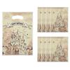 50PCS Vintage Castle Party Favor Bags - 6.7x9.84 Inch Medieval Fairy Tale Goodie Bags with Handles, Magical Castle Starry Sky Treat Candy Gift Bags for Girls Birthday, Fantasy Themed Party Supplies view 1