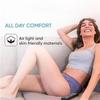 Leak Proof Underwear for Women, High-Waisted Incontinence Underwear, Washable Reusable Briefs for Women Over 50 60 (Black-5pcs,XXX-Large) view 3