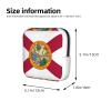 Florida Flag Print Multifunctional Storage Bag Pad Bag Skin-Friendly Period Pouch Reusable Tampon Bag for Female view 3