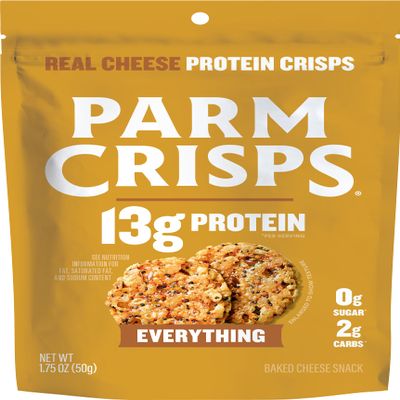 Parm Crisps Everything Cheese Crisps, 1.75oz Bag (Pack of 24)