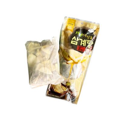 Korean Samgyetang Broth Bags, Whole Herbal Blend for Soup Preparation, Traditional Korean Soup Ingredients, 100g
