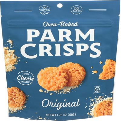 Parm Crisps Original Parm Cheese Crisps, 1.75oz Bag (Pack of 12)