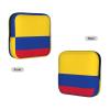 Flag of Colombia Print Multifunctional Storage Bag Pad Bag Skin-Friendly Period Pouch Reusable Tampon Bag for Female view 2