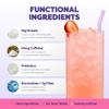 Javvy Clear Protein Refresher Drink Mix 10g of Whey Protein and Collagen Peptides, Electrolytes Powder, Natural Flavors, 0g of Sugar, 45mg Caffeine, 20 Servings, Strawberry Lemonade view 2
