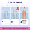 Javvy Clear Protein Refresher Drink Mix 10g of Whey Protein and Collagen Peptides, Electrolytes Powder, Natural Flavors, 0g of Sugar, 45mg Caffeine, 20 Servings, Strawberry Lemonade view 3