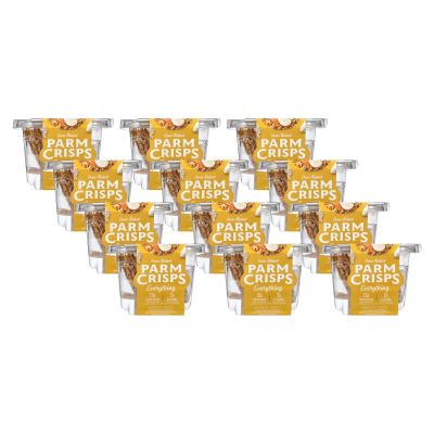 Parm Crisps Everything Cheese Crisps, 3oz Box (Pack of 12)