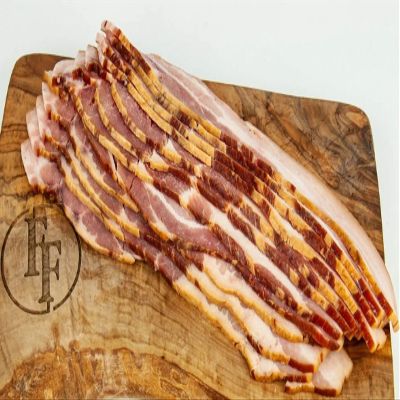Fossil Farms, Berkshire Bacon, Thick Cut, Frozen, 15 count of 1 lb each, 15 lb Case, Perfect for Breakfast, Sandwiches, and Salads