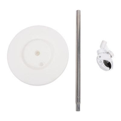KunEchevyr Hair Dryer Stand, Stainless Steel Telescopic Floor Holder with Adjustable Rotatable Angle, 35 - 140cm Height for Bathroom and Home Use