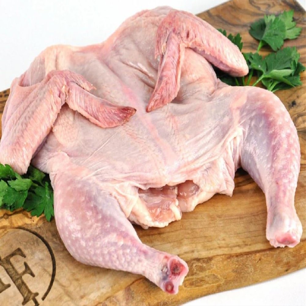 Fossil Farms Semi-Boneless Poussin, Frozen, 6 count of 2.13 lb each, Avg 12.75 lb Case, Perfect for Stuffing, Roasting or Pan-Searing, Premium Air-Chilled Poultry