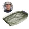 3-Pack Head Net Hat with Hidden Mesh, 70D Nylon Protection Cap for Camping Hiking Fishing, Anti-Bee Fly Gnat Screen, Foldable Sun Shield for Men Women, Black view 3