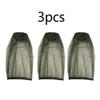3-Pack Head Net Hat with Hidden Mesh, 70D Nylon Protection Cap for Camping Hiking Fishing, Anti-Bee Fly Gnat Screen, Foldable Sun Shield for Men Women, Black view 4