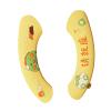 WGFOIP Adhesive Toilet Seat Cover Cartoon Pattern Toilet Seat Cushion for Home Bathroom Plush Material 1 Piece (Small Size Light Yellow) view 4