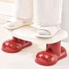 WGFOIP Squatting Toilet Stool for Adults Portable Foot Rest Anti Slip Design for Bathroom and Home 15.6x9.1x6.7in (Red) view 3