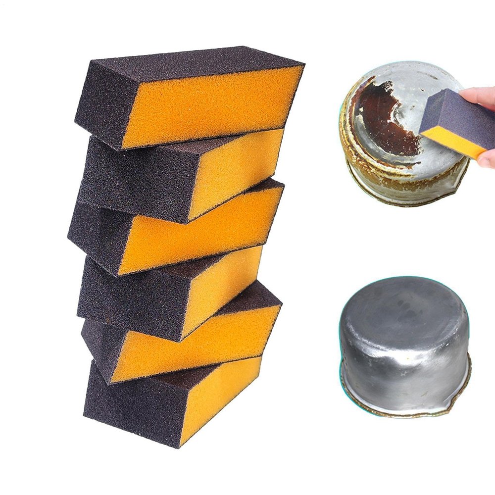 Magic Emery Cleaning Sponge 6 Pieces Carborundum Multi-Purpose Brush