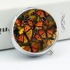 Monarch Butterflies Pill Box 3 Compartment Travel Pill Case for Pocket Or Purse Portable Waterproof Medicine Pill Organizer Holder Daily Pill Container for Medication view 4