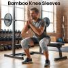 2Pcs Bamboo Knee Compression Sleeve Men Women Elastic Bamboo Knee Sleeves-L view 4