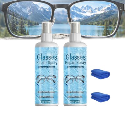 Professional Lens Scratch Repair Spray,Eyeglass Scratch Remover Spray (2Pcs)