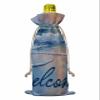 PIEPLE 10 Pack Wine Bottle Bags, Welcome Summer Beach Wine Bottle Cover with Drawstring, Sunset Nautical Nature Gift Bag for Champagne, Wedding, Birthday, Party, Baby Shower view 2