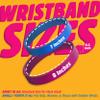 Custom Small Size Silicone Wristbands Personalized Rubber Wristbands with One-Color Printed Designs (Black, Qty 100) view 4