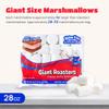 8 Pack Giant Roaster Marshmallows (8 x 28 oz Bags) Extra Large Marshmallows for Smores, Roasting & Baking Gluten Free, Fat Free, No Artificial Colors view 2
