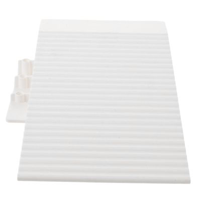 ibasenice Robot Vacuum Cleaner Ramp Pad - 6.9'' x 3.9''x 1. Threshold Ramp - Fluorescent Non-Slip Climbing Pad for Doorways Indoor White
