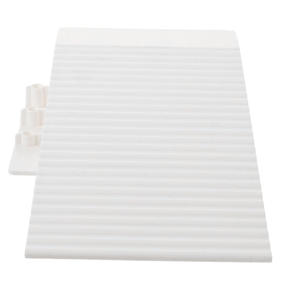 ibasenice Robot Vacuum Cleaner Ramp Pad - 6.9'' x 3.9''x 1. Threshold Ramp - Fluorescent Non-Slip Climbing Pad for Doorways Indoor White