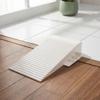 ibasenice Robot Vacuum Cleaner Ramp Pad - 6.9'' x 3.9''x 1. Threshold Ramp - Fluorescent Non-Slip Climbing Pad for Doorways Indoor White view 4