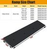 Driveway Curb Ramp Rubber, Garage Doors Entryway Outdoor Steps Transition Ramp, Heavy Duty Non Slip Solid Rubber Ramp(5cm/2in Rise) view 4