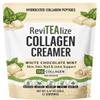 ReviTEAlize Collagen Creamer for Coffee, Tea & other Beverages, Dairy Free Creamer with Grass Fed Bovine Collagen Peptides & MCT Oil, Sugar Free, Keto Friendly, 11g Protein (White Chocolate Mint) view 1