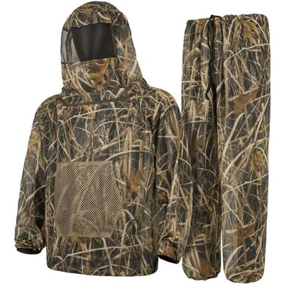 Zonfer Mosquito Suits, Net Bug Pants & Hood Set, Outdoor Full Body Protection Mosquito Proof Clothing for Fishing Hiking Camping Gardening