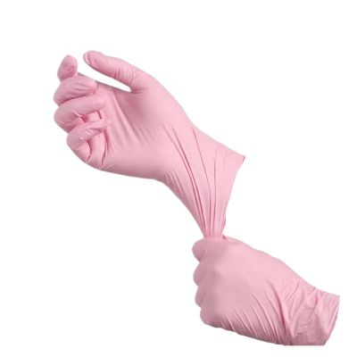 AEQJZVMKCLN 20/100PCS Pink Gloves 3.5mil(Pink 20PCS,M)