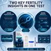 2-in-1 Male Fertility Test, At-Home Sperm Test Kit for Men view 3
