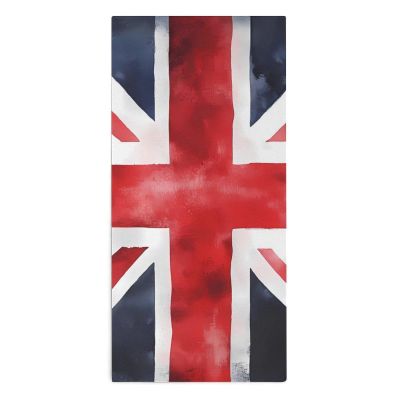 LQDSXDMH Union Jack British UK Flag Watercolor Face Towels Soft Hand Towel Wash Cloths for Bathroom Gym Spa Travel