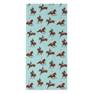 LQDSXDMH Horse Racing Face Towels Soft Hand Towel Wash Cloths for Bathroom Gym Spa Travel