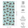LQDSXDMH Horse Racing Face Towels Soft Hand Towel Wash Cloths for Bathroom Gym Spa Travel view 2