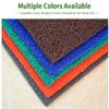 Non Slip Shower Mat,Quick Drying Bath Mat,Shower Mats for Inside Shower,Soft PVC Loofah Bathtub Mat with Drain,Suitable for Wet Surfaces (Blue,23.6 * 47.2in) view 3