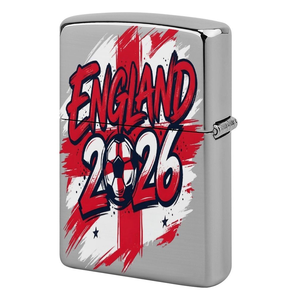ZMYAPQO England 2026 Soccer Football Lighter Case