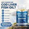Cod Liver Oil 180 Softgels, 1,000mg Per Serving Wild-Caught Icelandic Cod view 3