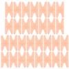 HOMSFOU Waterproof Breathable Adhesive Bandages H-Shaped Irregular Flexible Bandages 50pcs with Pe Material Prevent for Finger and Joint Wounds, for Water Activities and Bathing view 1