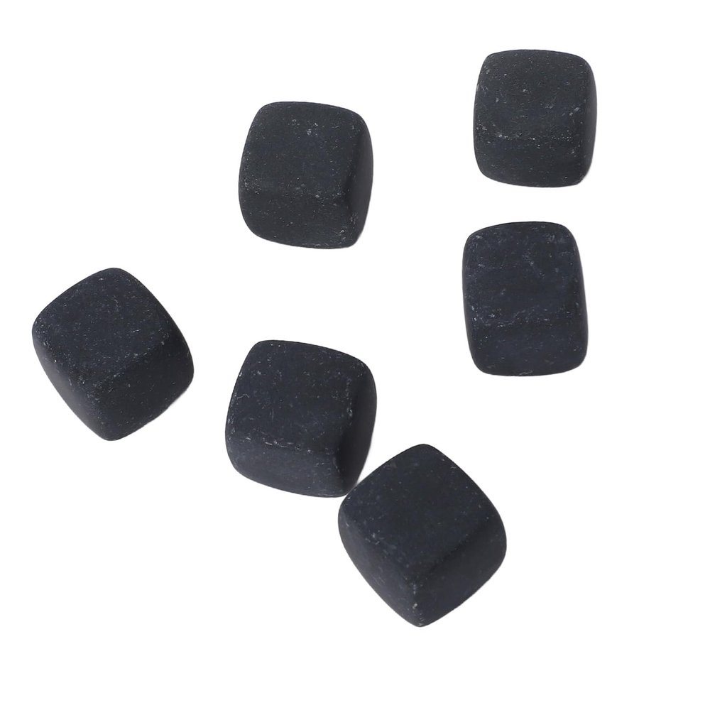 KIMISS 6Pcs Whiskey Stones Cubes Basalt Enhanced Flavor Whiskey Rock Set for Gin Vodka y RocksWhiskey Chill Aromas of Your Sip Every Without a Temperature the Dilution 40