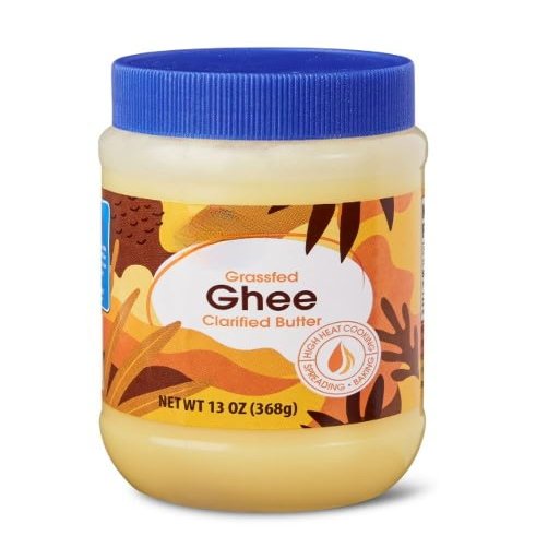 Grassfed Ghee Clarified Butter, Liquids 13 oz Jar, Full, Cooked