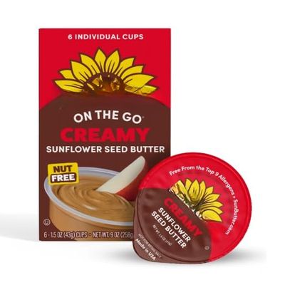 Sun-flower Seed Butter, Creamy, 1.5 oz, 6 Ct- 1 box