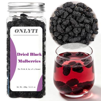 Dried Black Mulberries Black Mulberry No Added Sugar Carefully Selected 230g/8.11oz