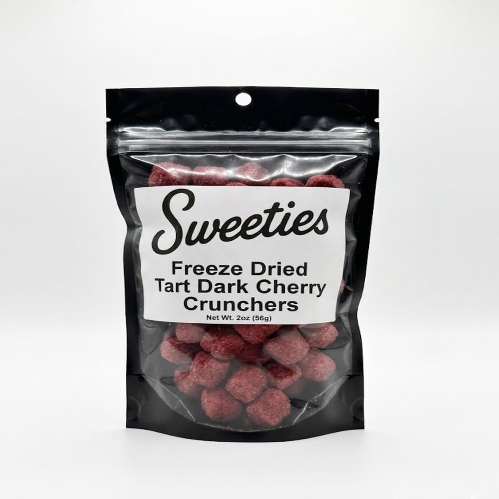 Freeze Dried Tart Dark Cherry Crunchers by Sweeties FD