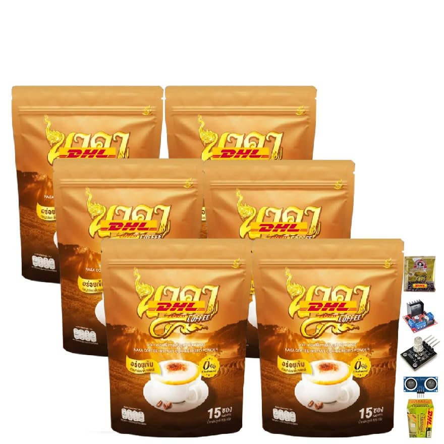 225g Roasted Snack NakaCoffeeMix Coffee 23in1 Arabica Set 6