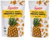 Signature Organic Dried Pineapple Tidbits, No Sugar Added, Soft & Chewy Tropical Fruit Snack, USDA Organic, Gluten Free, 26 oz Bags (Pack of 2) view 2