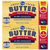 Salted Butter Sticks, Sweet Cream Grade AA, 16 oz, Individually Wrapped, 8 Total Sticks, for Baking, Cooking & Spreading view 1