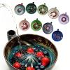 Berry Washing Bowl Not easily broken, Lighter Fruit Washer Colander for Strawberries Grapes Tomatoes, Multipurpose Self Spinning Kitchen Rinse washer with Holes, Easy To Use(Blue-brown) view 1
