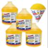 POPS Shaved Ice Syrup (4 x 1 Gallon 128 Oz) Pineapple Flavor, For Shaved Ice, Snow Cones, Slushies, Italian Soda, Seltzers, Popsicles, & More, No Refrigeration Needed, Made in USA view 1